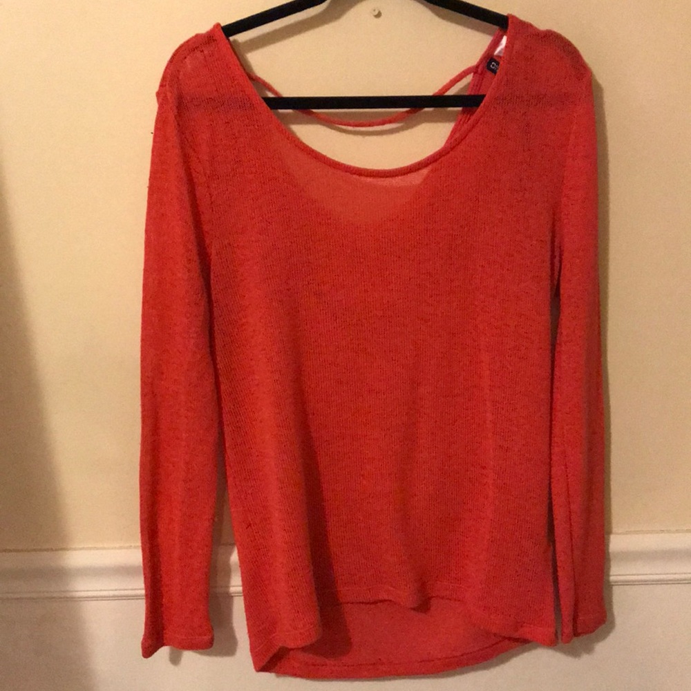Coral sweater